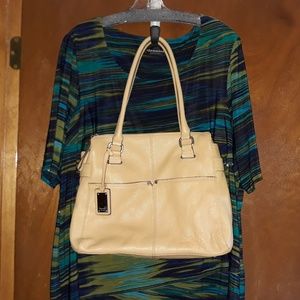 Tignanello Tan Leather Bag